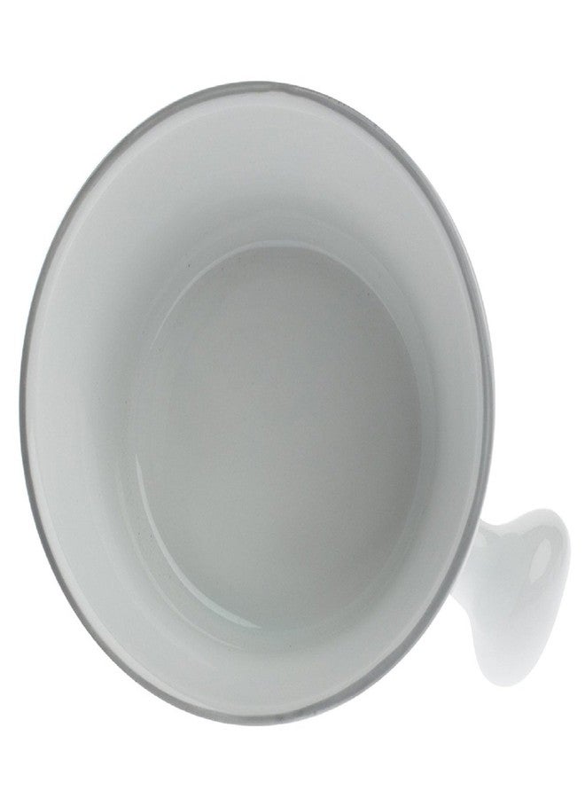 فيندريهان كوب حلاقة من الخزف من فيندريهان، حافة مطلية يدوياً (رمادي) - Image 3